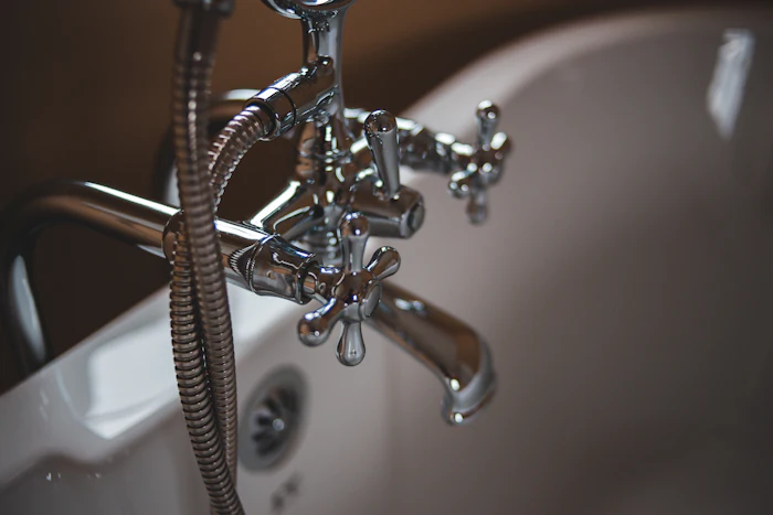 After: Kitchen sink and waste replaced